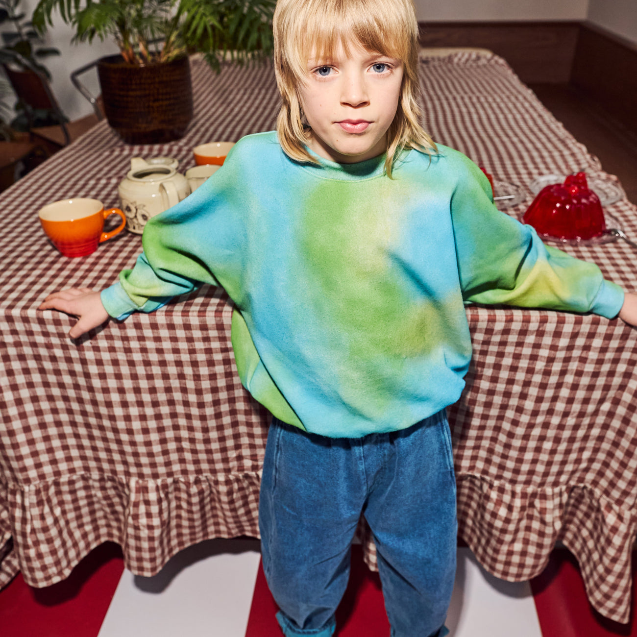 Pebble Bubble Cotton Tie Dye Sweatshirt